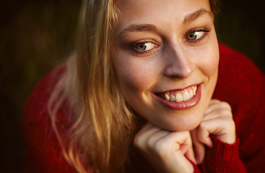 Outdoor Frauenportrait