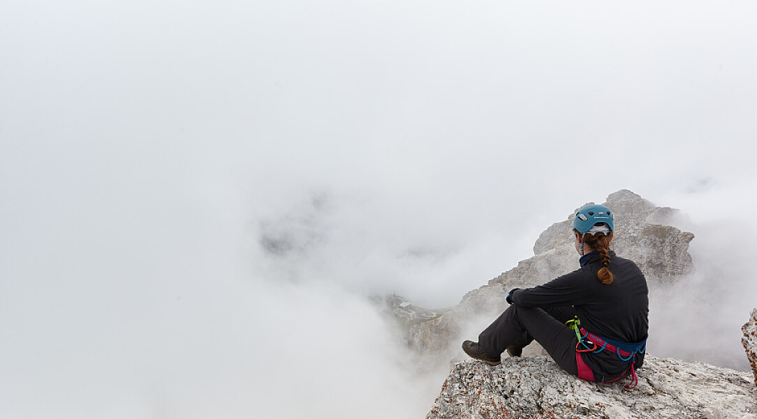 Landschaftsfoto Berge & Mensch