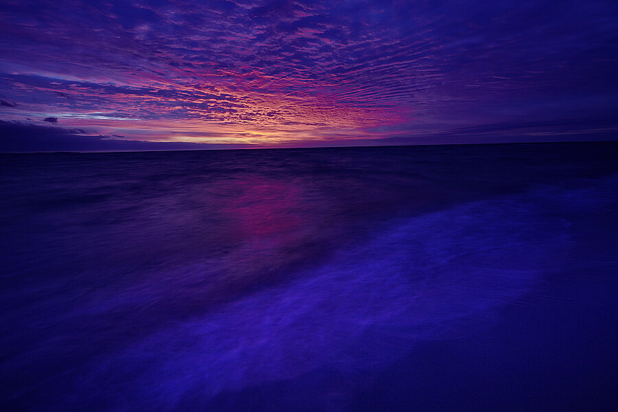 Meer Sonnenuntergang